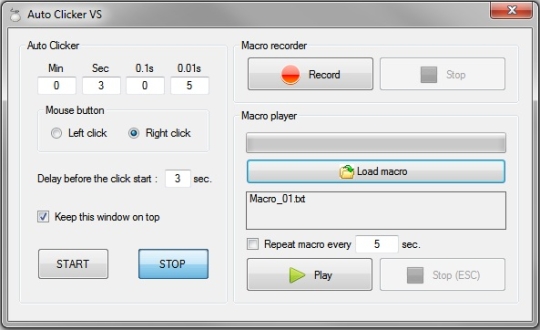 mac auto clicker moving button